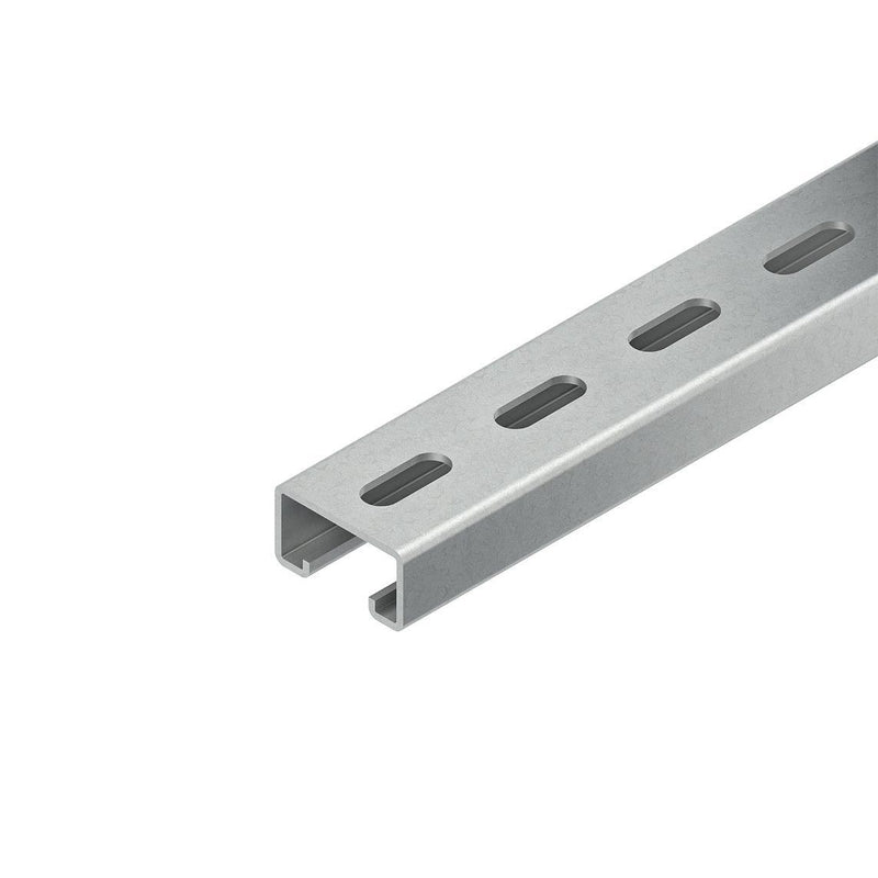 Niedax - Stiel/Profilschiene Ankerschiene 2991/2 FL − 2 Meter