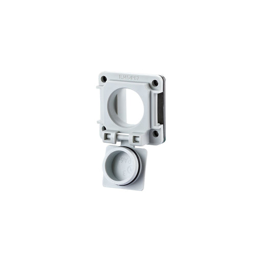 Metz Connect - Kommunikationsanschlussdose Kupfer Industrie Einbauflansch E-DAT IP67 1309413103-E o. Montageset
