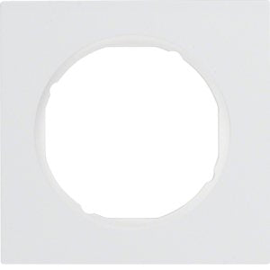 Berker - Abdeckrahmen Rahmen pows/gl 10112289 1fach, rund