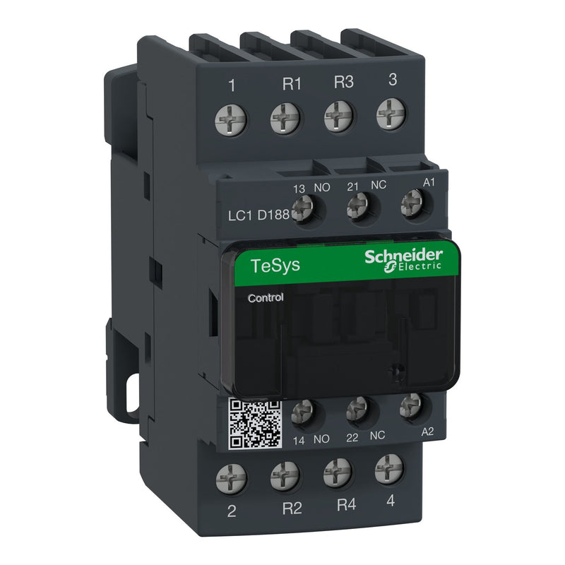Schneider Electric - Leistungsschütz zum Schalten von Wechselstrom Leistungsschütz LC1D188F7 2S, 2Ö