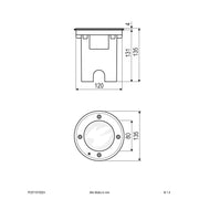 EVN Lichttechnik - Bodeneinbauleuchte LED-Bodeneinbauleuchte PC67107002H IP67