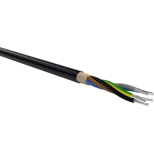 Klimaprime - Energiekabel >= 1 kV, für feste Verlegung NAYY-J 5x35 RE Eca S NAYY-J 5x35 RE Eca Alu-Erdkabel