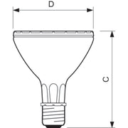 Philips Lighting - Halogen-Metalldampflampe mit Reflektor Halogenmetalldampflampe CDM-R Elite#24192800 35W 930PAR30L 10D − 6 Stück
