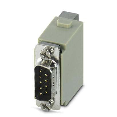 Phoenix Contact - Kontakteinsatz für Rechtecksteckverbinder Kontakteinsatzmodul HC-M-DSUB-09-UT-M