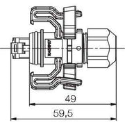 Weidmüller - Modularer Steckverbinder Steckergehäuse IE-P-IP67 inkl.RJ45 Stecker