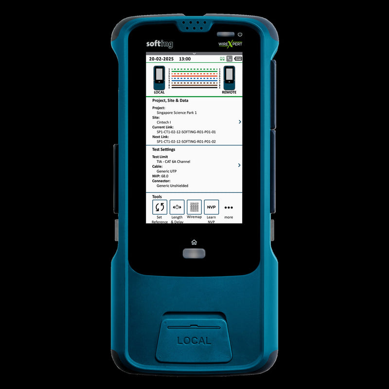 Softing IT - Mess-/Testgerät für Kommunikationstechnik WireXpert MP C6A Inzahl. 230007 f.WireXper.(Tradeln)