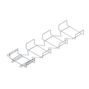 Niedax - Bogen für Gitterrinne Bogen MTCE 54.200 V 90 Grad, 54x200mm