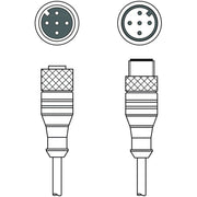 Leuze - Konfektioniertes Sensor-Aktor-Kabel Verbindungsleitung CB-M12-1000-5GF/GM