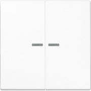 Jung - Abdeckung/Bedienelement für Installationsschalterprogramme Wippe LS 102 KO5 WW f.Serientaster KO