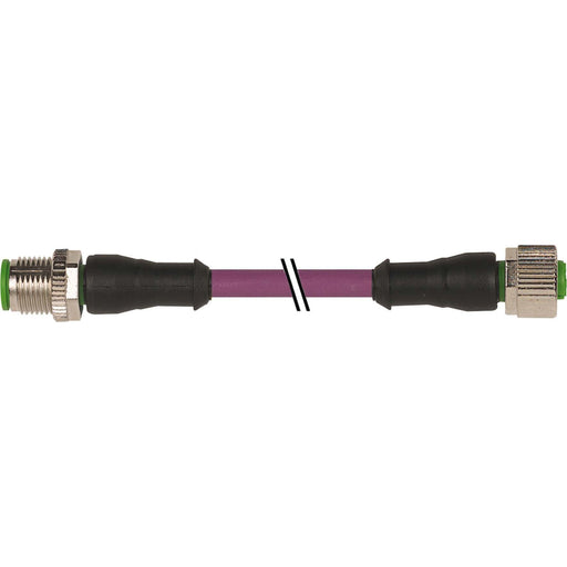 Murrelektronik - Konfektioniertes Sensor-Aktor-Kabel Verbindungsleitung 7000-44001-8400060 M12 St. auf M12 Bu