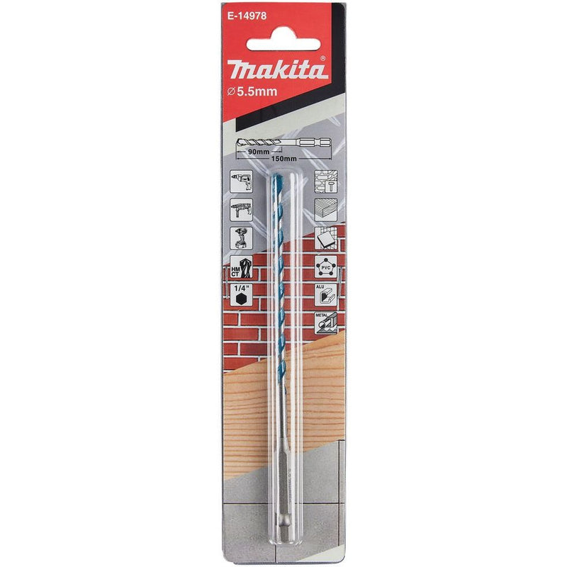Makita - Bohrer Multibohrer E-14978 1/4Z 5,5x150mm