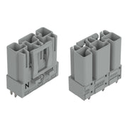 WAGO - Leiterplattensteckverbinder Stecker für Leiterplatten 770-853/060-000 3-polig,grau − 100 Stück