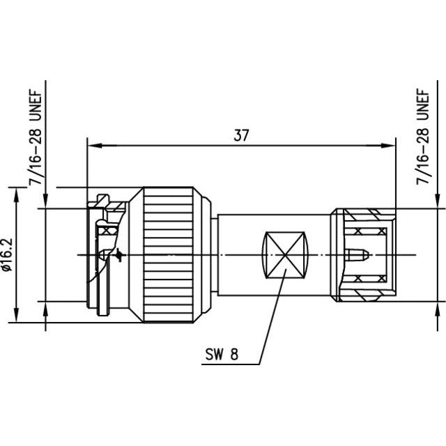 Telegärtner - Koax-Kupplung Adapter TNC-R-TNC 50 Ohm 100023837 m - f reverse − 5 Stück