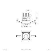 EVN Lichttechnik - Downlight/Strahler/Flutlicht LED-Einbauleuchte modular F04R09SM0627L38P Konfigurationstype