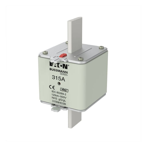 Eaton - Messersicherung Sicherungseinsatz Nieders. NH-SICHERU#315NHG3B 315A AC 500V 120kA − 3 Stück