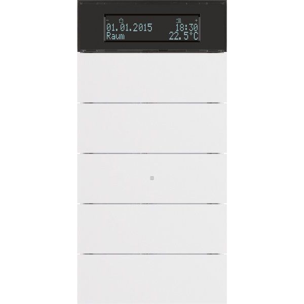 Berker - Bussystem-Mehrfach Bediengerät Tastsensor 75665599 polarweißm.Raumtem