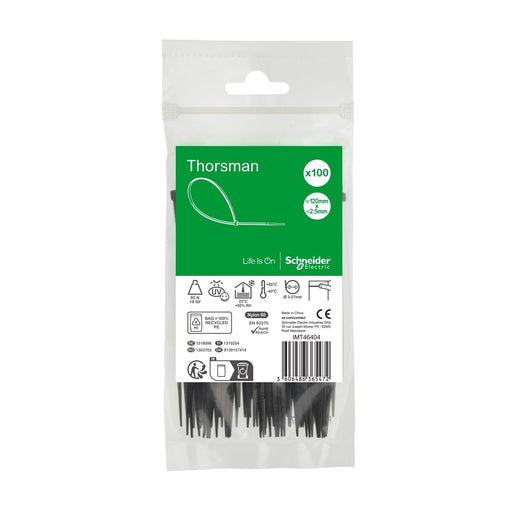 Schneider Electric - Kabelbinder Thorsman IMT46404 120x2,5mm VPE=100Stk