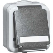 Peha - Schalter-/Steckdosenkombination SCHUKO-Steckdose 1-fach gr D 6620 WAB NA 16A 250V 2-pol