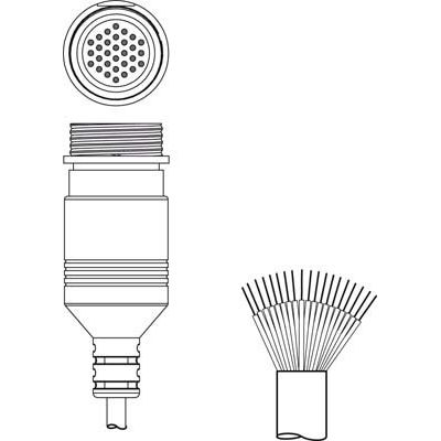 Leuze - Konfektioniertes Sensor-Aktor-Kabel Anschlussleitung KD S-M30-30A-P1-100