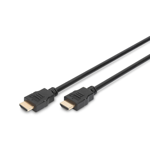 DIGITUS - Konfektioniertes A/V-Kabel Anschlusskabel AK-330107-020-S HDMI, 2m, gold, sw