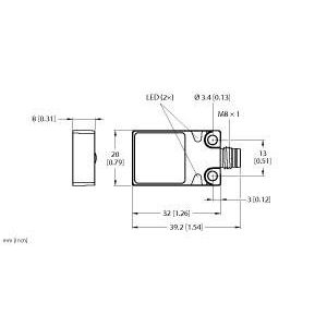 Turck - Kapazitiver Näherungsschalter Sensor BC5-Q08-A #26210 kapazitiv