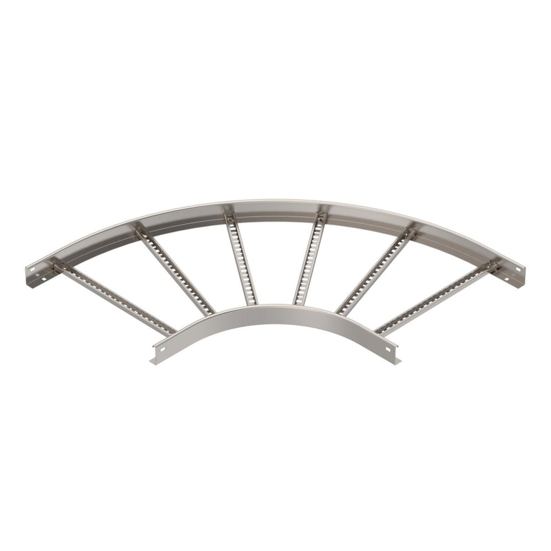 OBO Bettermann - Bogen für Kabelleiter Bogen LB 90 650 R3 A2 90 Grad