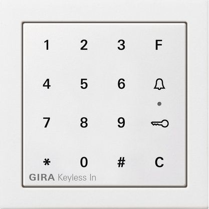 Gira - Bussystem-Zutrittskontrolleinrichtung Code Tastatur rws 2605112 Keyless In