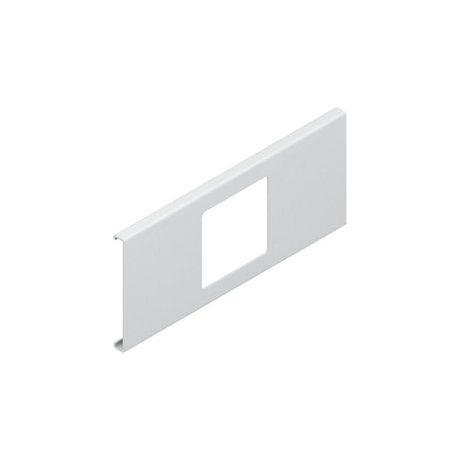 HKL - Geräteblende für Geräteeinbaukanal Deckelabschnitt gr 1f. HKLD01/110.1 gelocht