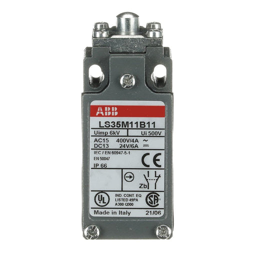 ABB Stotz S&J - Einzelpositionsschalter Standard-Positionsschalter LS35M11B11 Metall-Gehäuse IP66