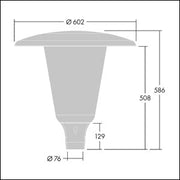 Thorn - Straßen- und Platzleuchte LED-Mastaufsatzleuchte ARW 18L105 #96632916 Z76, 740
