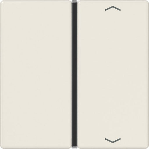 Jung - Abdeckung/Bedienelement für Installationsschalterprogramme Taste 1-fach ws A 401 TSAP mit Symbolen