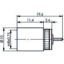 Telegärtner - Koax-Steckverbinder FME-Einpress-Stecker 100021090 − 750 Stück