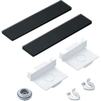 Zumtobel Group - Mechanisches Zubehör/Ersatzteile für Leuchten Endkappenset ECOOS2 SLIM#22171133 schwarz