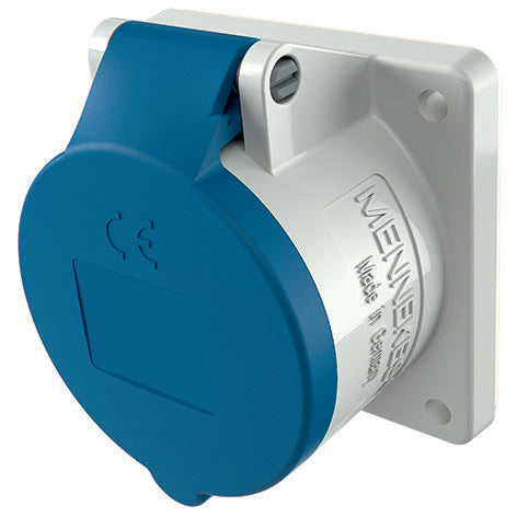Mennekes - CEE-Anbausteckdose (IEC 60309) Anbaudose TwinContact 1787 32A,3p,6h,230V,IP44