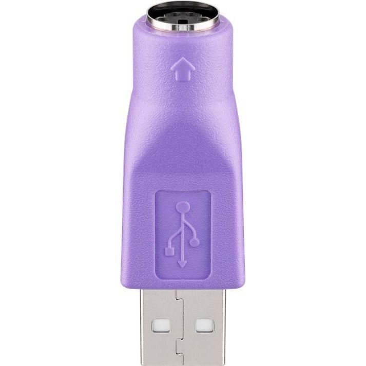 Goobay - Kommunikationstechnik-Adapter USB-Adapter 68918 violett