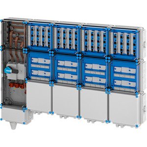 Hensel - Verteilerschrank für Energieversorgung Ladeverteiler Mi EV 22kW 16100 f.16 Ladep. a 22kW