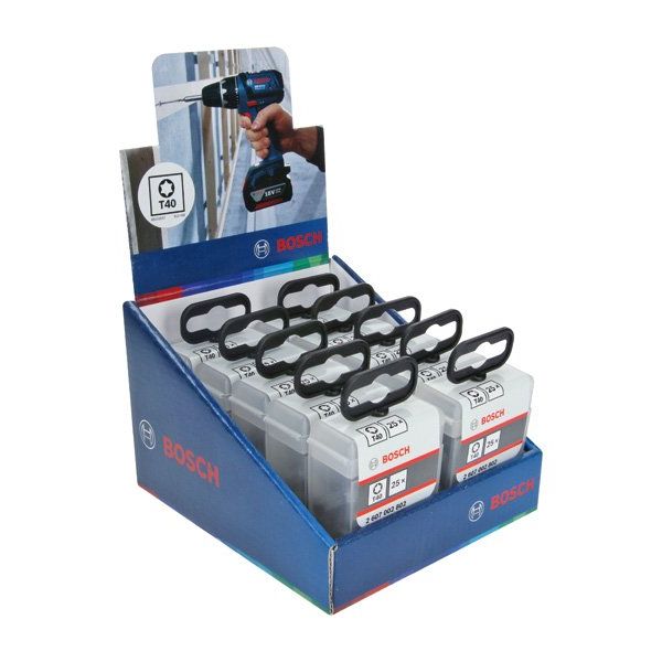 Bosch - Bit Schrauberbit-Set, Extra 2607002802 Hard T40 25 Stk. 25