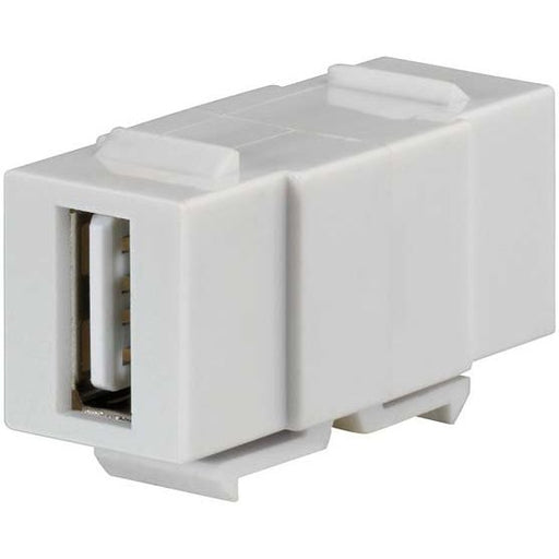Rutenbeck - Einsatz/Abdeckung für Kommunikationstechnik Kommunikationsadapter KMK-USB rw Keystone − 1 Stück