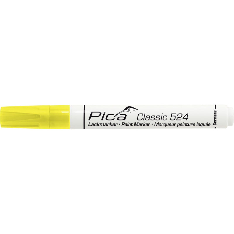 Pica-Marker - Markierungsstift Lackmarker 524/44 gelb − 10 Stück