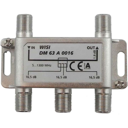 Wisi - Abzweiger und Verteiler Abzweiger 3f. DM 63 A 0016 5-1300MHz,16dB Cl.A