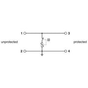 Phoenix Contact - Überspannungsableiter für Informations-/MSR-Technik Überspannungsschutzgerät 2906840