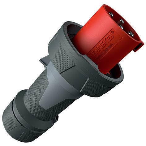 Mennekes - CEE-Stecker (IEC 60309) Stecker PowerTOP 13206 63A,4p,6h,400V,Xtra