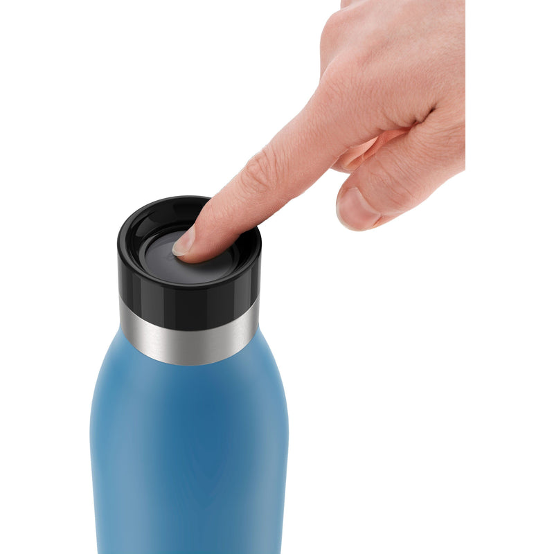 Emsa - Zubehör/Ersatzteile für Kleingeräte Trinkflasche BLUDROP basic aq-bl 0,5L basic aqua blue