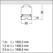 Zumtobel Group - Lichtleiste LED - Lichtbandleuchte TECTON C  #42184978 4000K