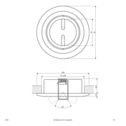 EVN Lichttechnik - Downlight/Strahler/Flutlicht NV EB-Leuchte 752 011 chr 50W 12V IP20