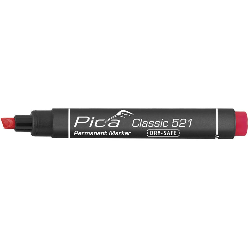 Pica-Marker - Markierungsstift Permanent Marker 521/40 rot, 2-6mm