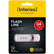 Intenso - Speichermedium digital USB 3.1 OTG Stick 64GB 3538490 (R)70MB/s,TypC − 6 Stück