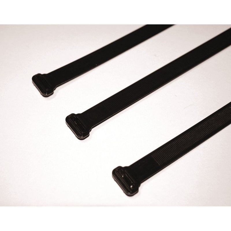 HellermannTyton - Kabelbinder 111-12301(300) 307x12,7 mm, schwarz − 300 Stück