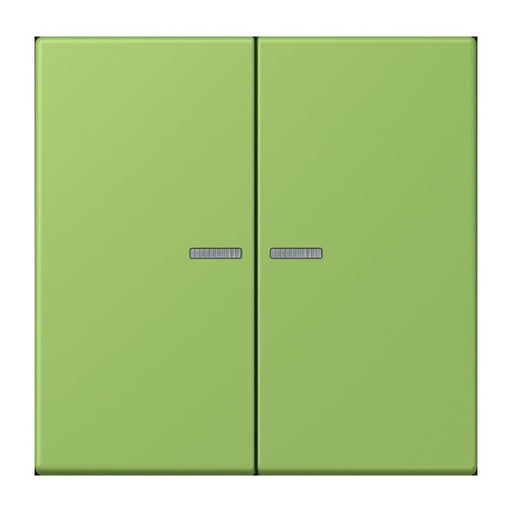 Jung - Abdeckung/Bedienelement für Installationsschalterprogramme Wippe 2fach m. Lichtleiter LC 995 KO5 220 vert 31 (32051)