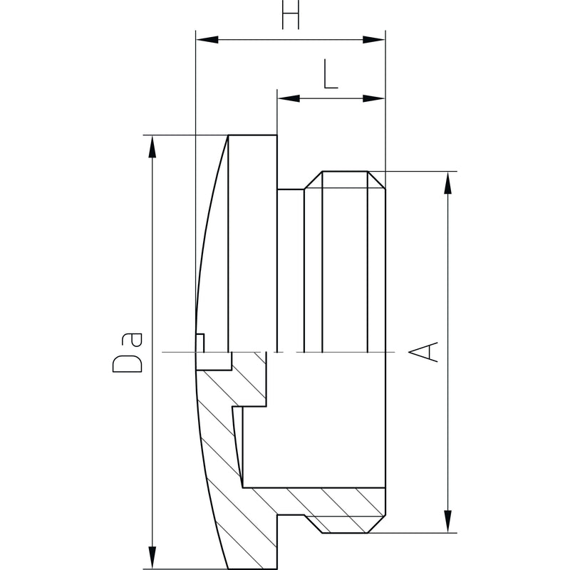 Jacob - Verschlussschraube Verschlußschraube 10.4015 PA/SW − 50 Stück